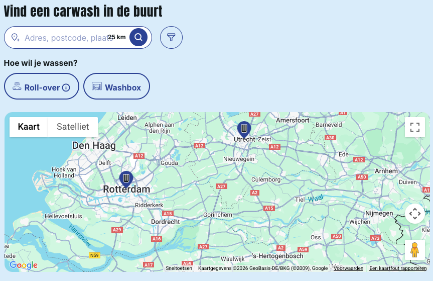 - Professionele autowasmiddelen voor een schone en glanzende auto.