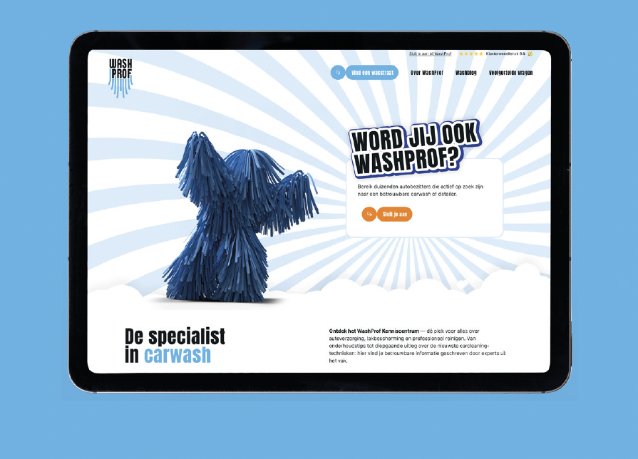 Stofzuigen en schoonmaken met hogedrukreiniger bij Washprof, professioneel auto schoonmaakservice NL.